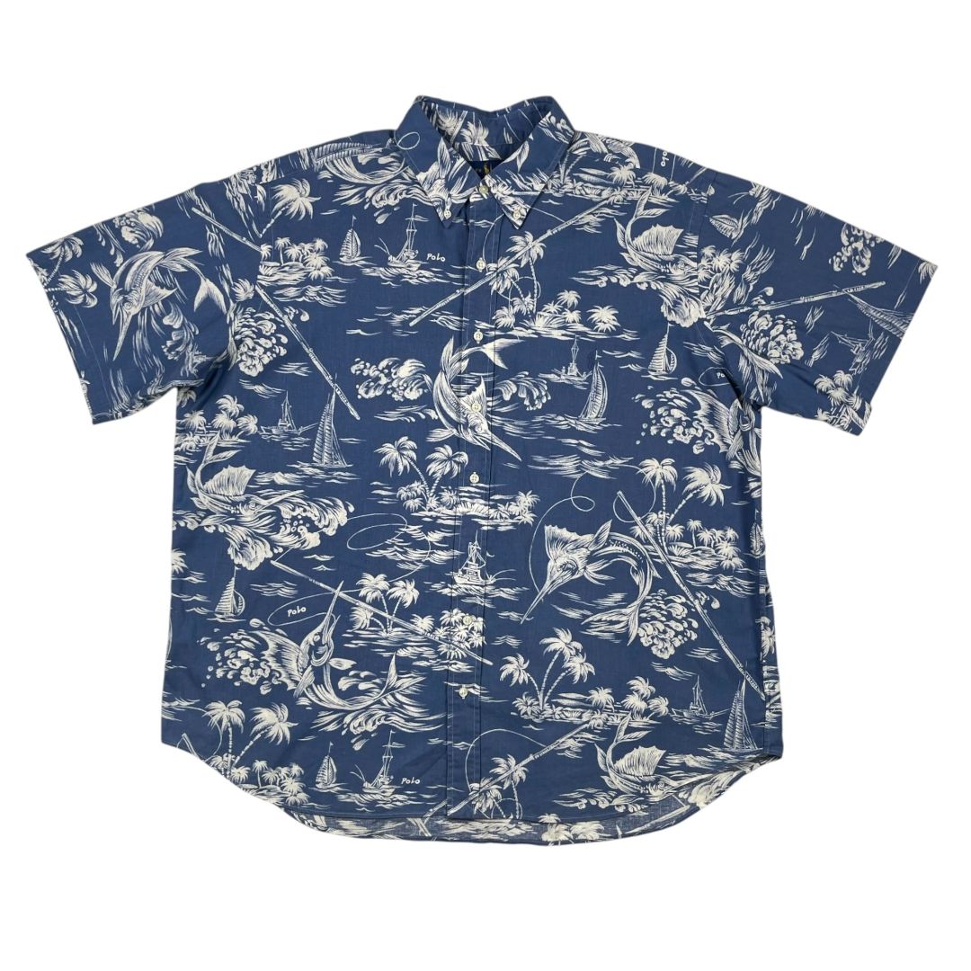 Camisa Manga Corta  RALPH LAUREN  Varios  Estampado Talle L