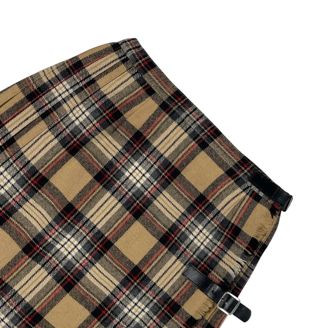 Pollera Media Pierna  ROLAND'S  Varios Escoces Beige Talle 38