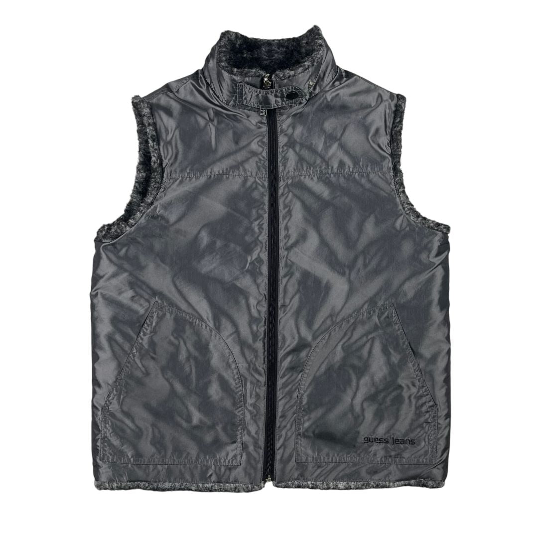 Chaleco Corto  GUESS  Gris Talle L