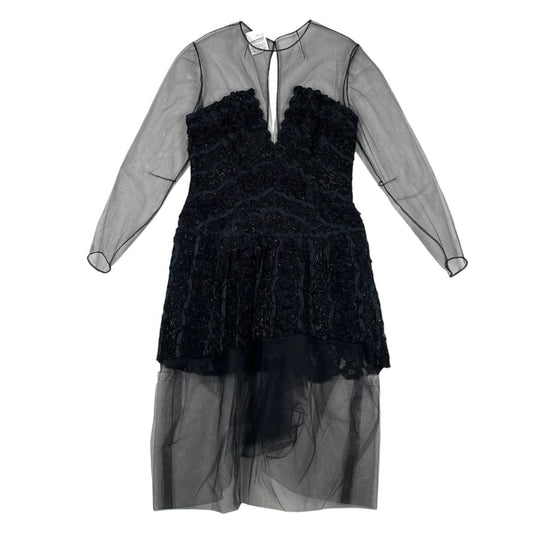 Vestido Manga Larga  SIN MARCA  Negro Talle 2