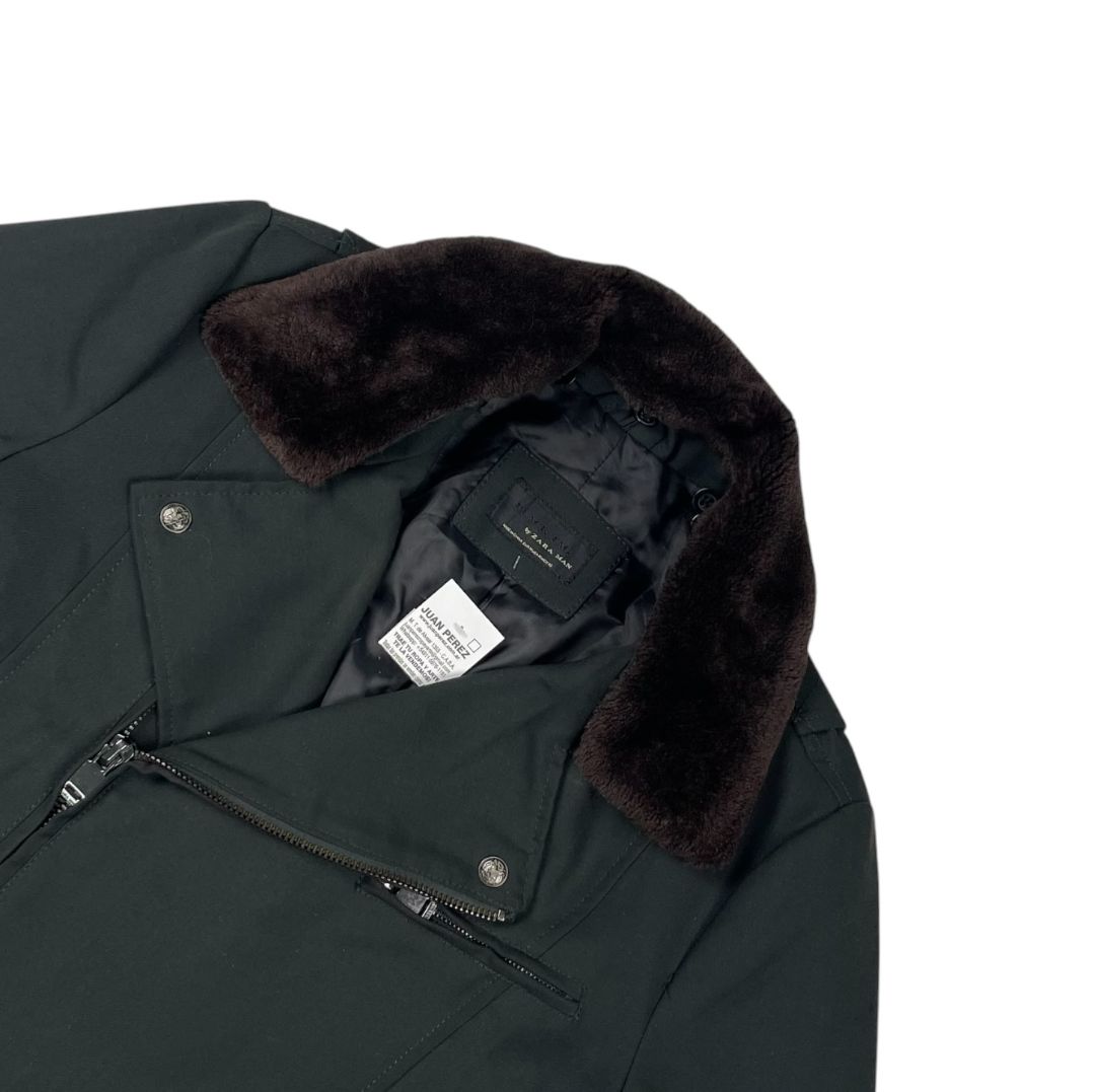 Campera  ZARA  Verde Talle M