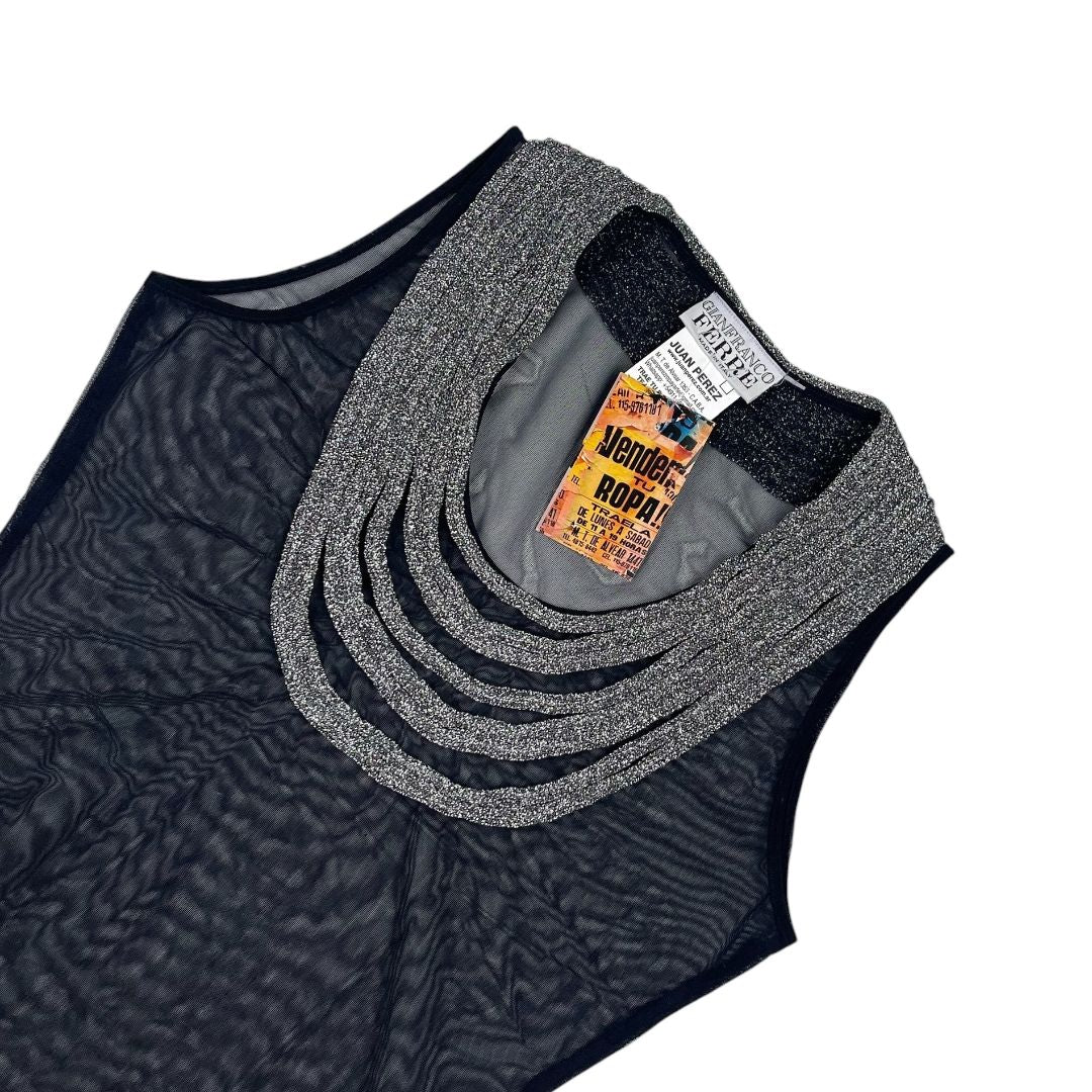 Body Sin Manga  FERRE  Azul Talle S