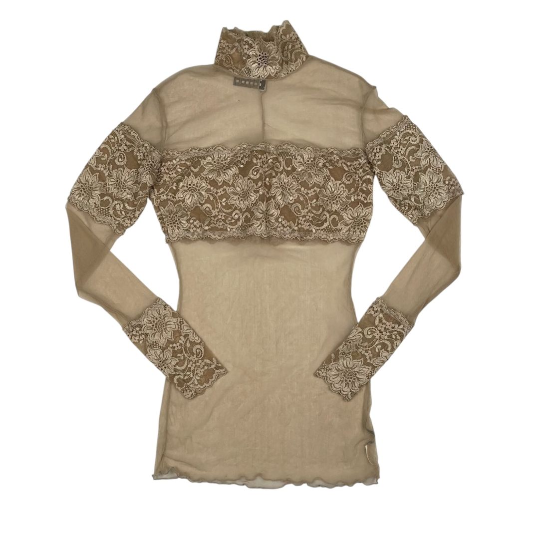 Blusa Manga Larga  SIN MARCA  Beige Talle 1