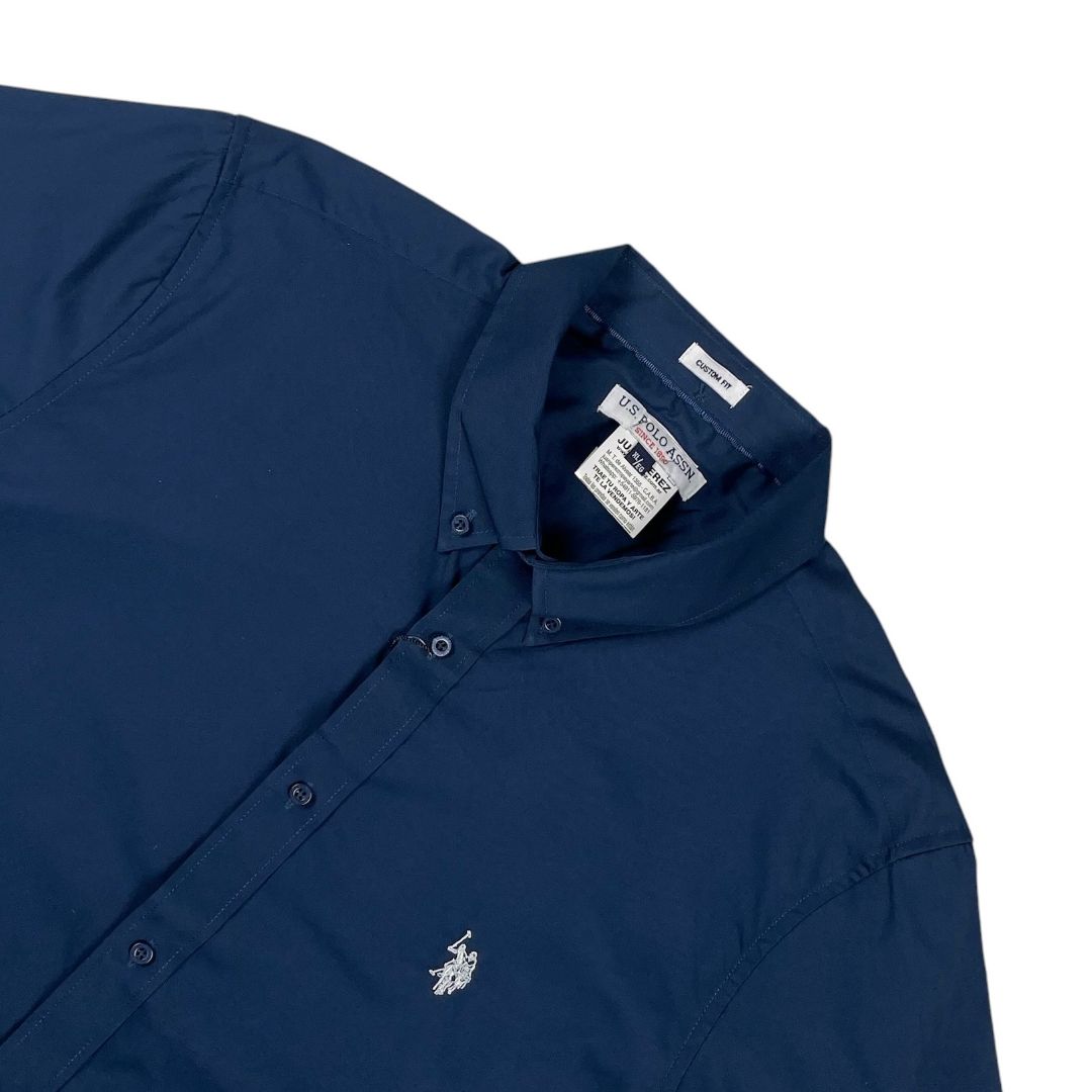 Camisa Manga Larga  POLO ASSN  Azul Talle XL