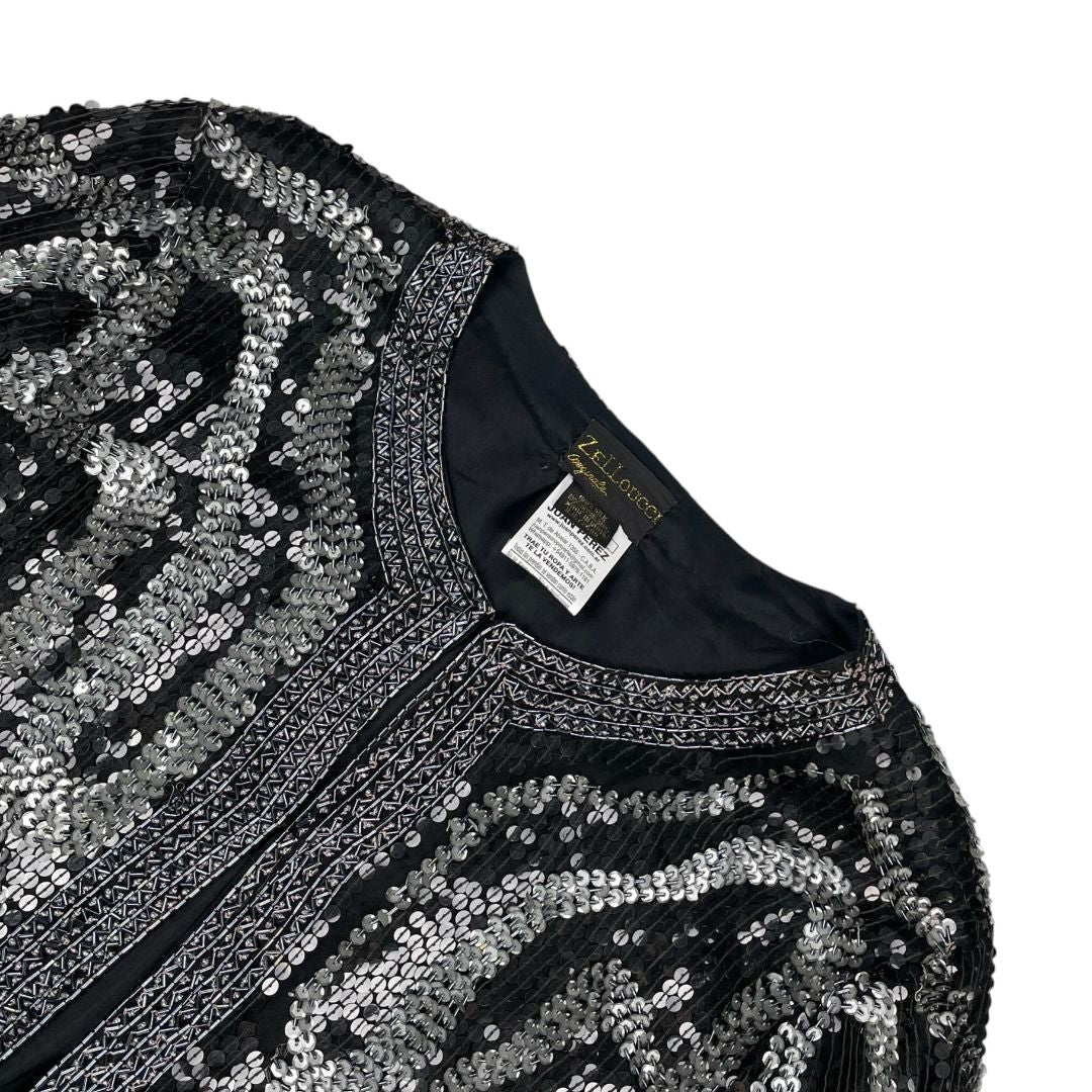 Saco  ZELLOUCCI  Varios Gris y Negro Talle 3