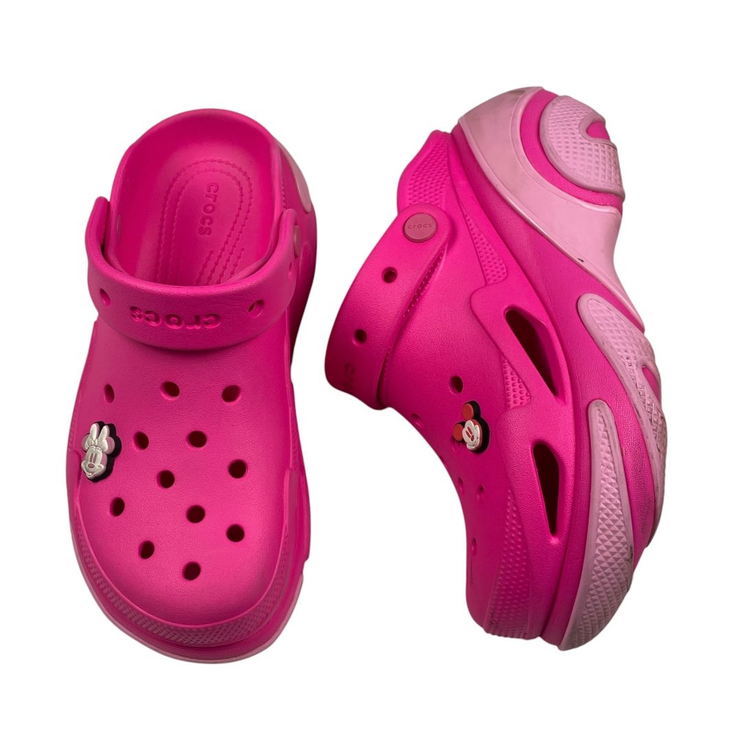 Suecos  CROCS  Rosa Talle 8