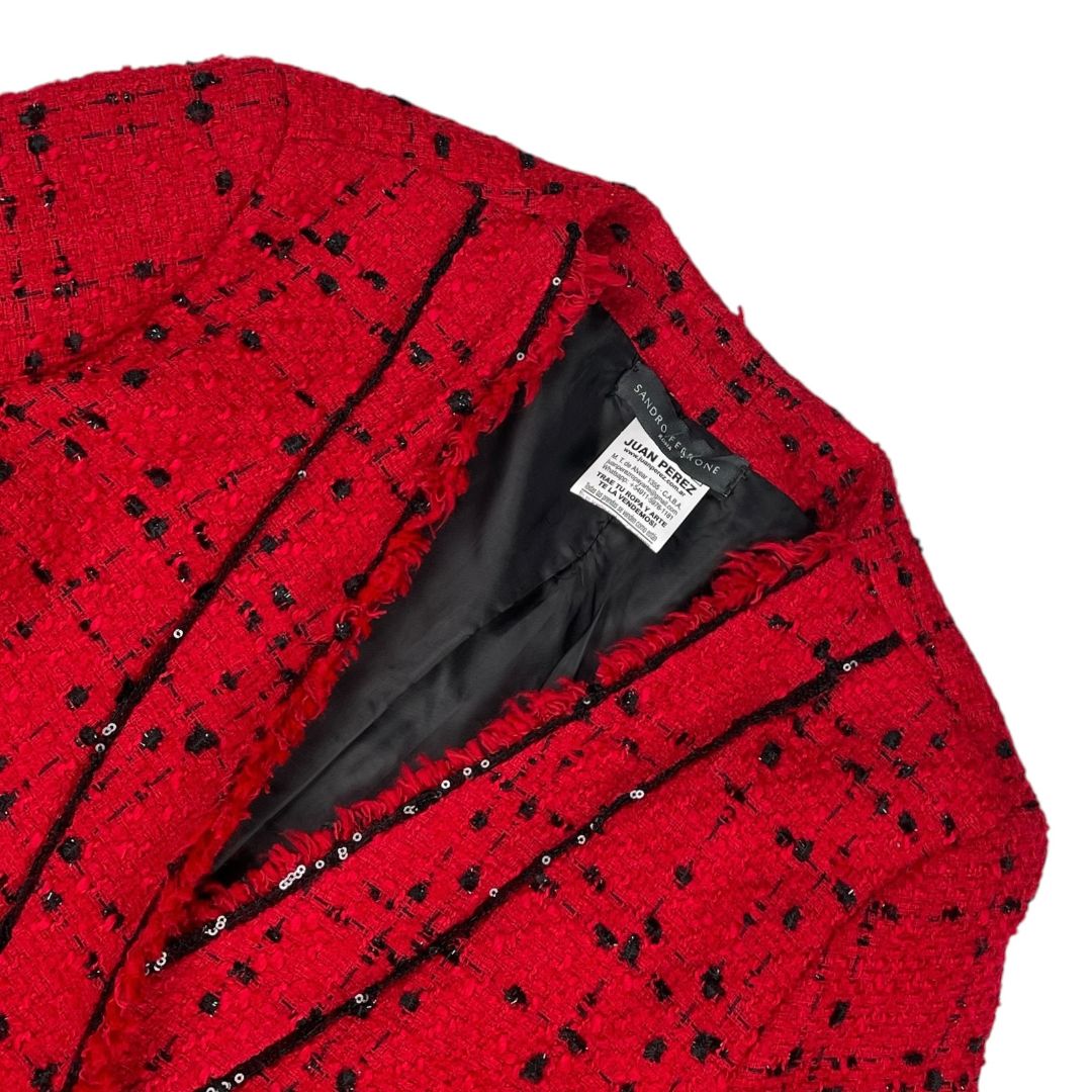 Saco  SANDRO FERRONE  Rojo Talle 46