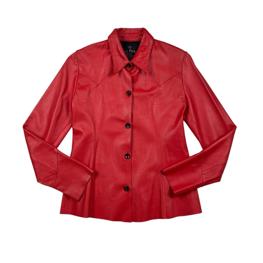 Campera  LAS PEPAS  Rojo Talle 1