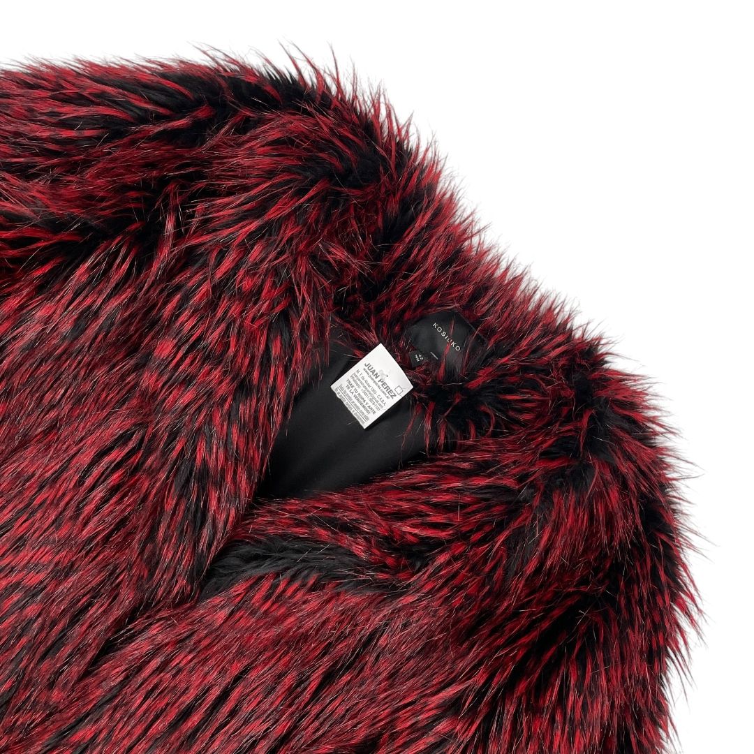 Sacon  KOSIUKO  Varios Rojo Y Negro Talle 42