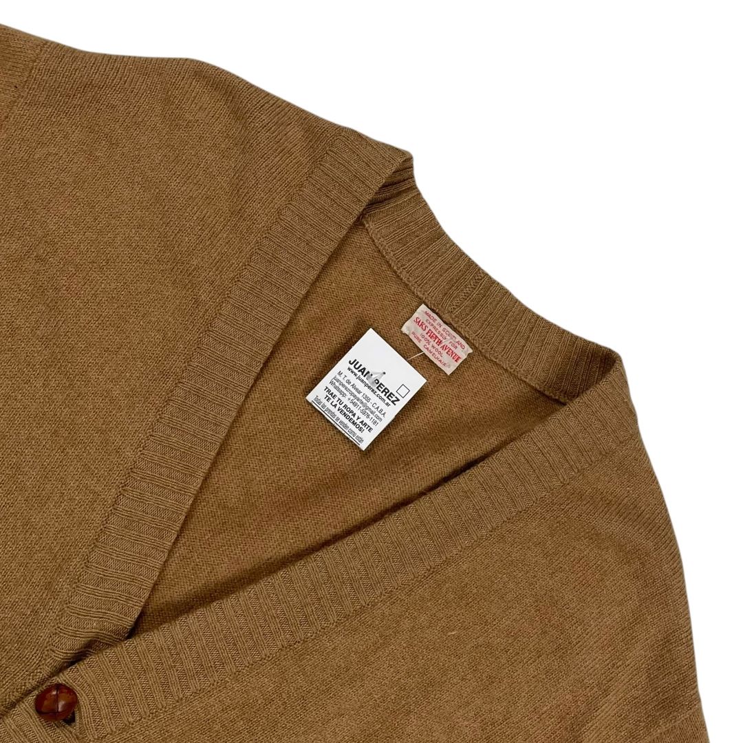 Sweater Abierto  SAKS FIFTH AVENUE  Marron Talle L