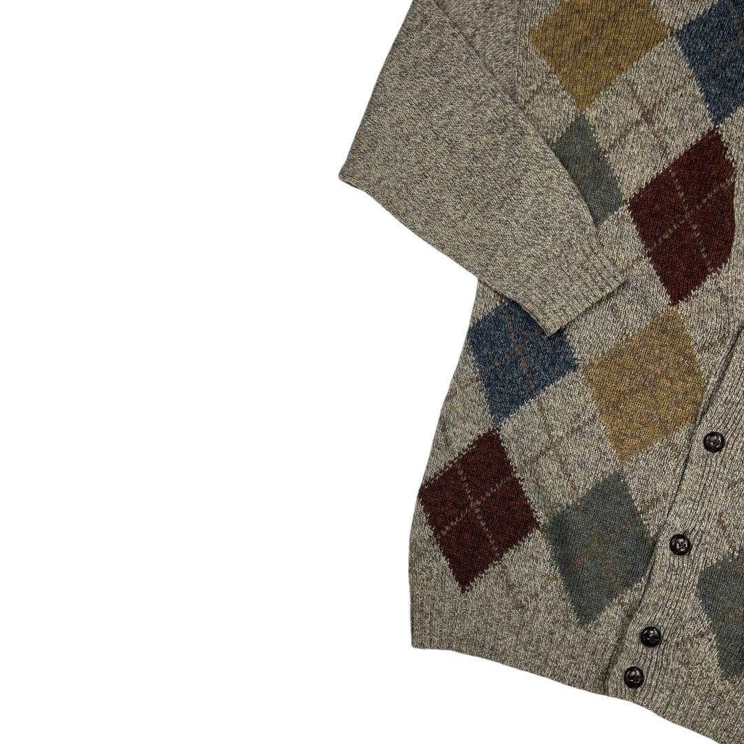 Sweater Abierto  ST MICHAELS  Varios Rombos Talle 48