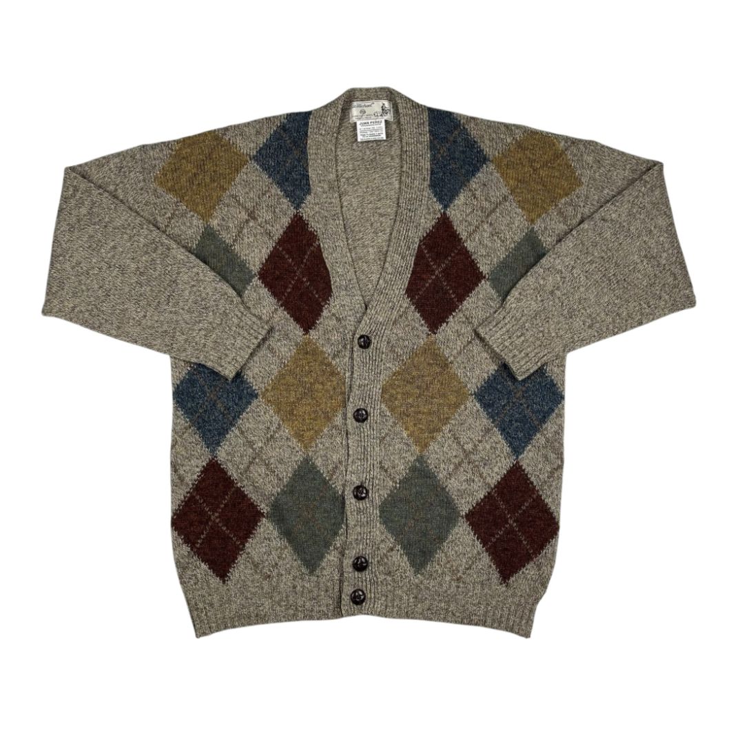 Sweater Abierto  ST MICHAELS  Varios Rombos Talle 48