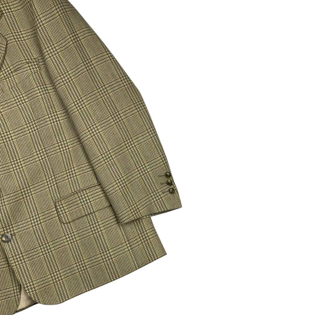 Saco  PIERRE CARDIN  Varios Escoces Beige Talle 55