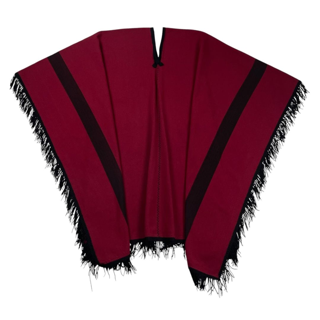 Poncho  SIN MARCA  Bordeaux Talle Unico