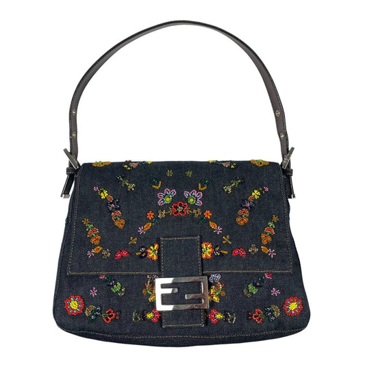 Cartera  FENDI  Azul Medida 30cm X 22cm