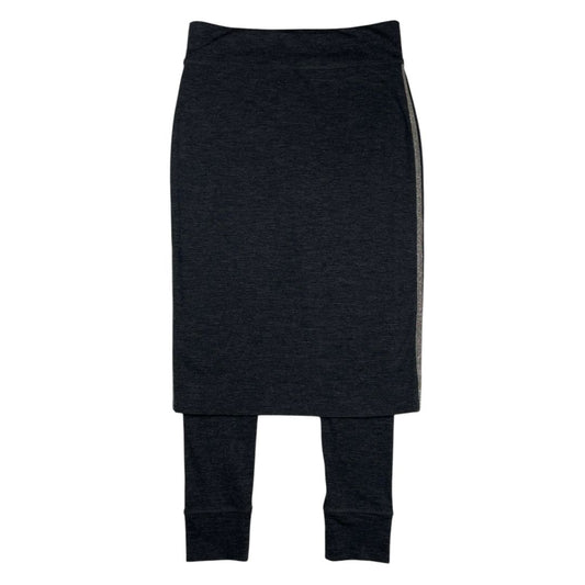 BRUNELLO CUCCINELLI  Pollera Pantalon  Gris  Talle 6