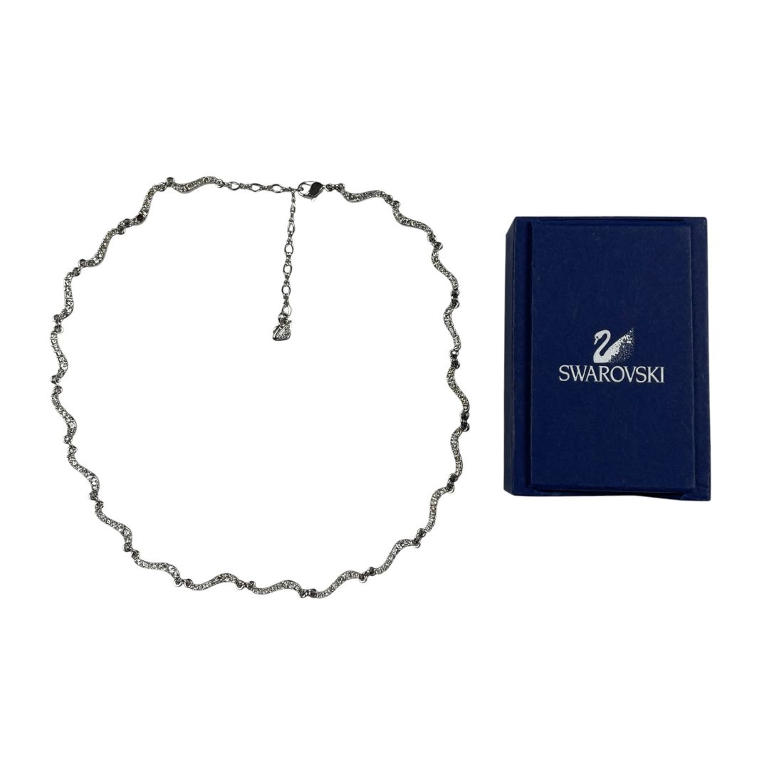 Collar  SWAROVSKI  Plateado Talle Unico