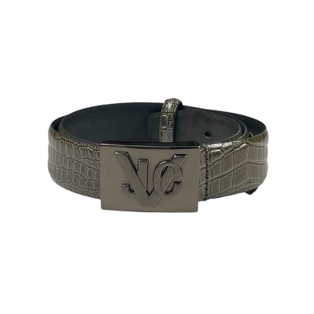 Cinturon Otro  VERSACE  Verde Medida 85cm