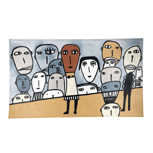 ANONIMO  Arte sin Vidrio  Estilo Figurativo  Obra 110 cm X 70 cm