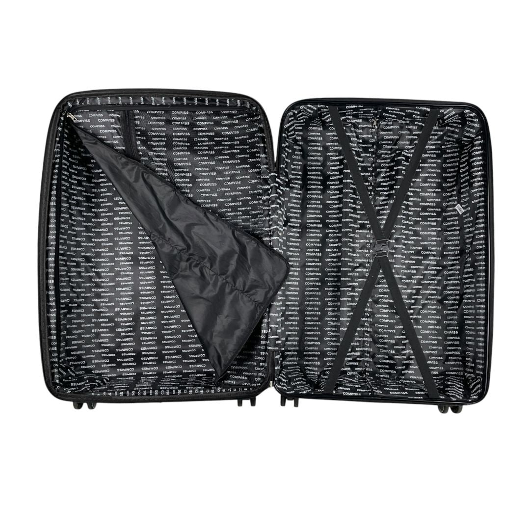 Valija  COMPASS  Negro Medida 75ccm X 45cm X 28cm