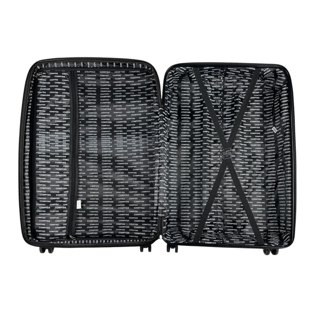 Valija  COMPASS  Negro Medida 75ccm X 45cm X 28cm