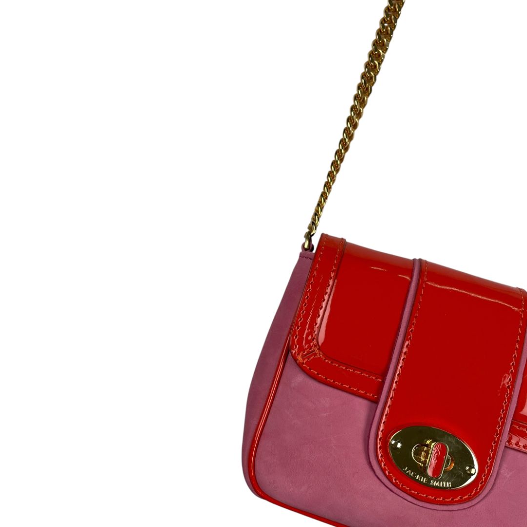 Cartera  JACKIE SMITH  Rosa Medida 17cm X 13cm