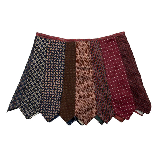 ROPA Y ARTE  Pollera Larga Pollera Corbatas Mini  Varios  Estampado  Talle L