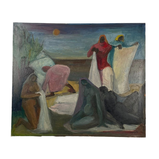 ANONIMO  Arte sin Vidrio  Estilo Figurativo  Obra 59cm X 69cm