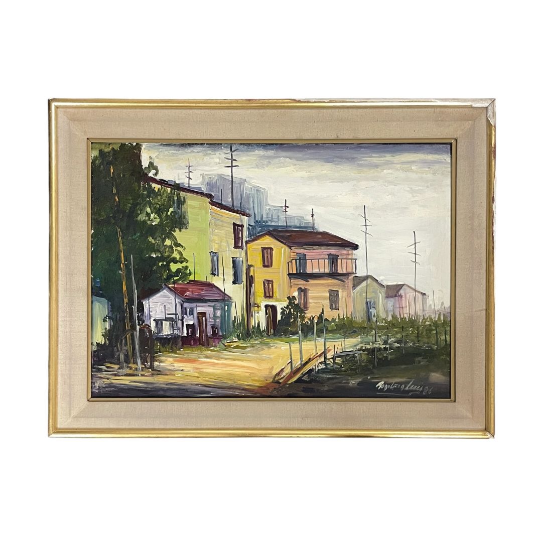 RODOLFO LUIS  Arte sin Vidrio  Estilo Paisajismo  Medida 80cm X 67cm