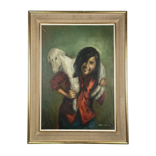 ZOCCA  Arte sin Vidrio  Estilo Retrato  Obra 49cm X69cm Marco 66cm X 86cm