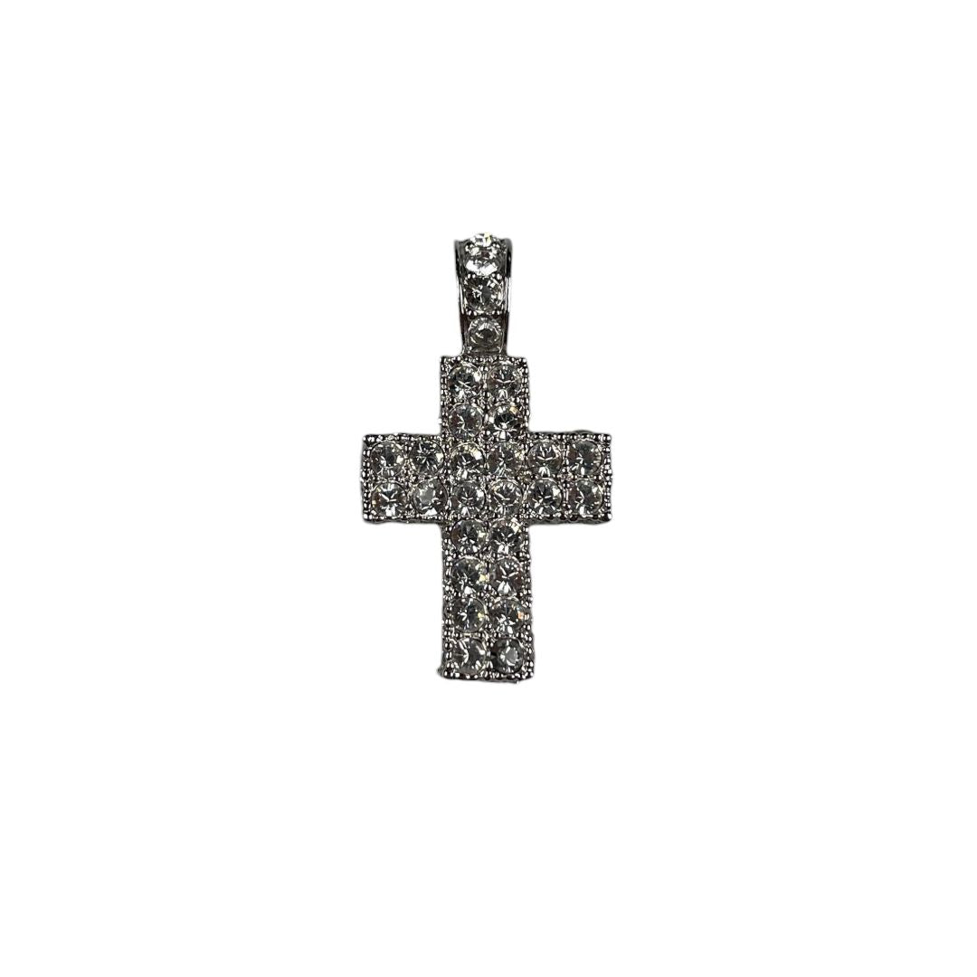 Dije  SWAROVSKI  Plateado Talle Unico