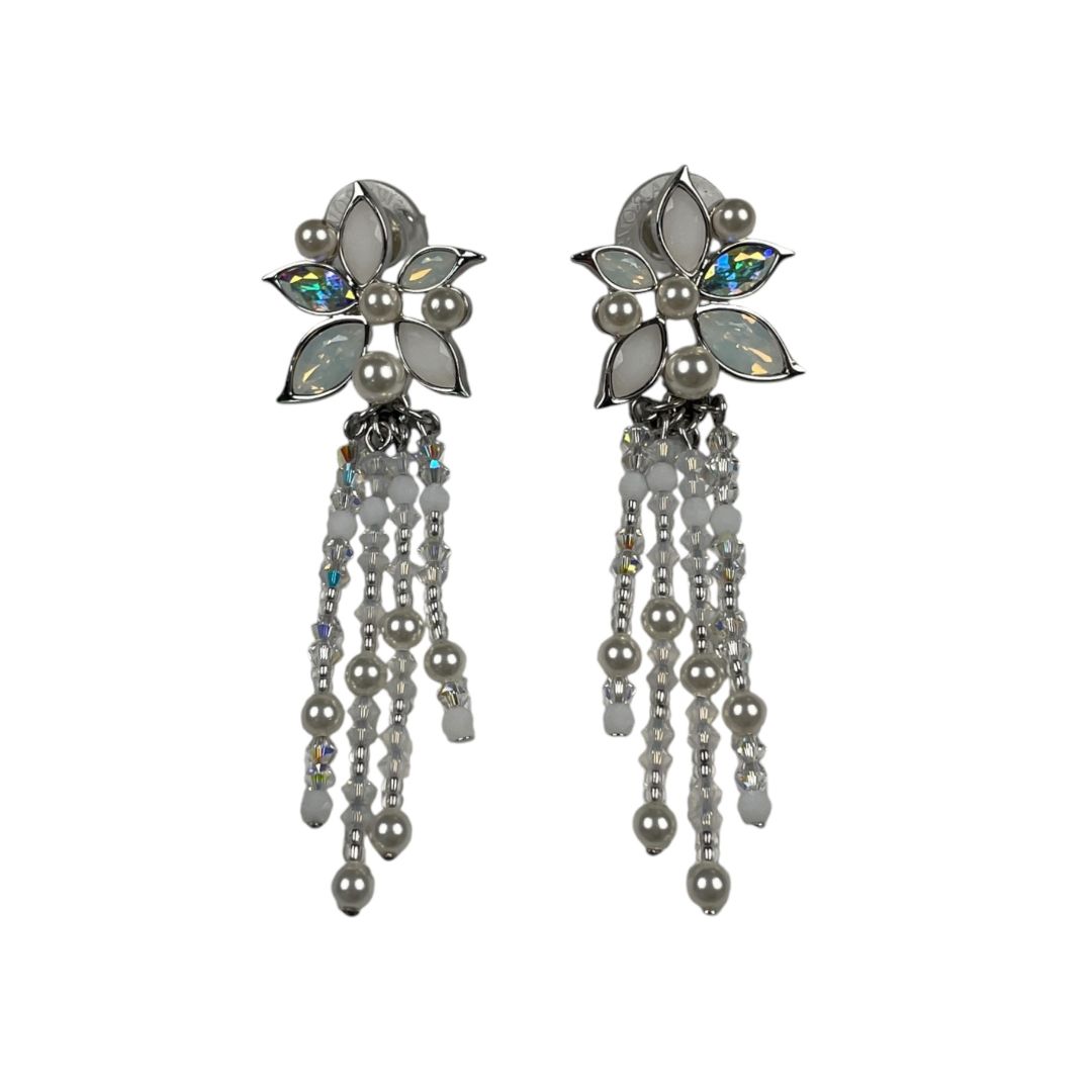 Aros  SWAROVSKI  Plateado Talle Unico