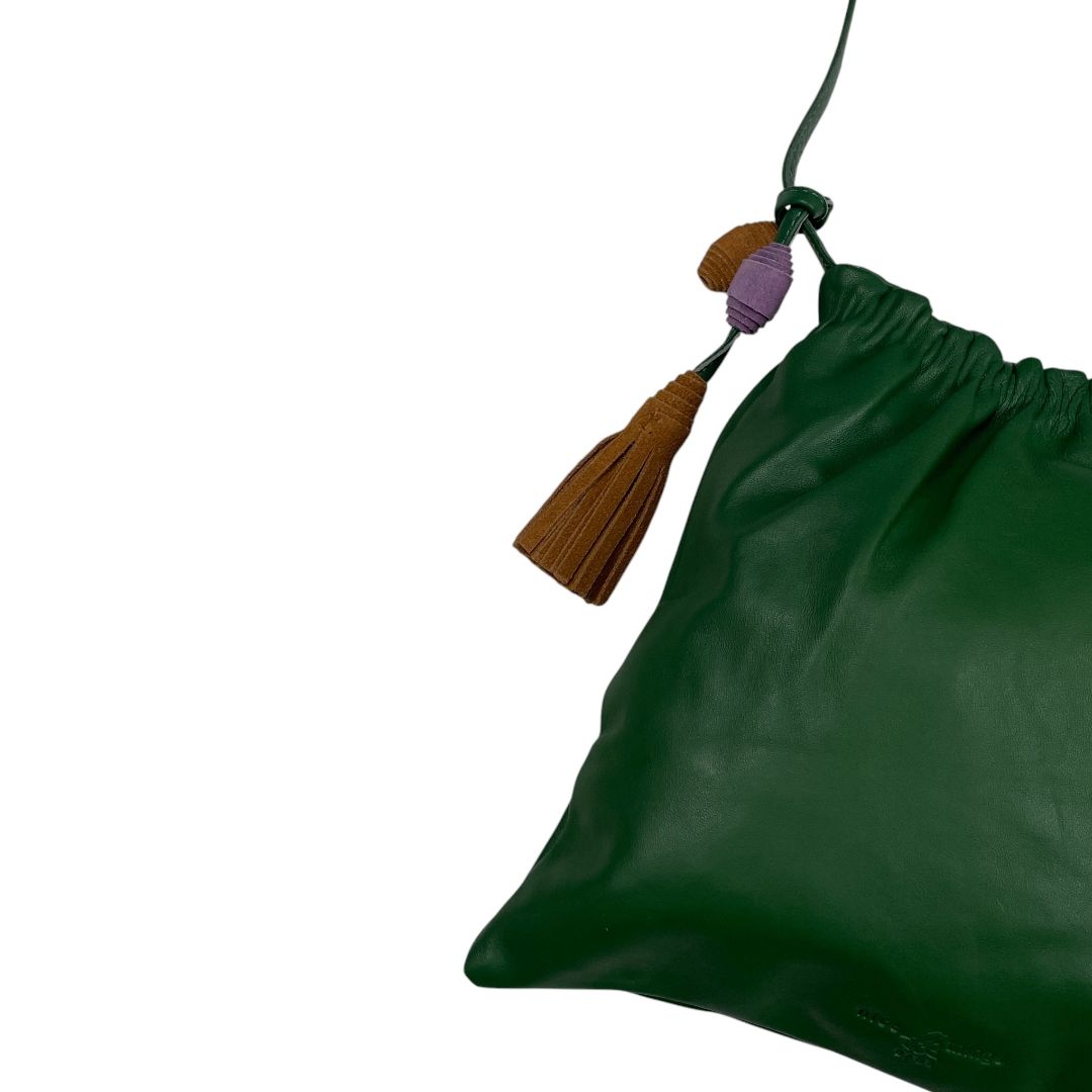 Cartera  NICE THINGS  Verde Medida 26cm X 25cm