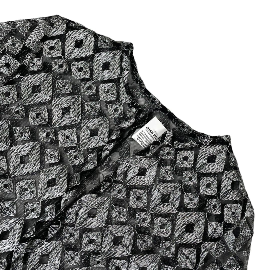 Saco  SIN MARCA  Plateado Talle L