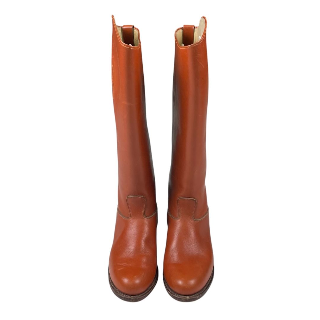 Bota Larga  SIN MARCA  Marron Talle 37