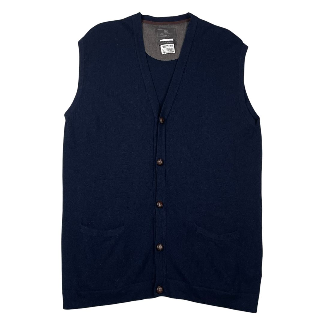 Chaleco Corto  MARKS & SPENCER  Azul Talle XXL
