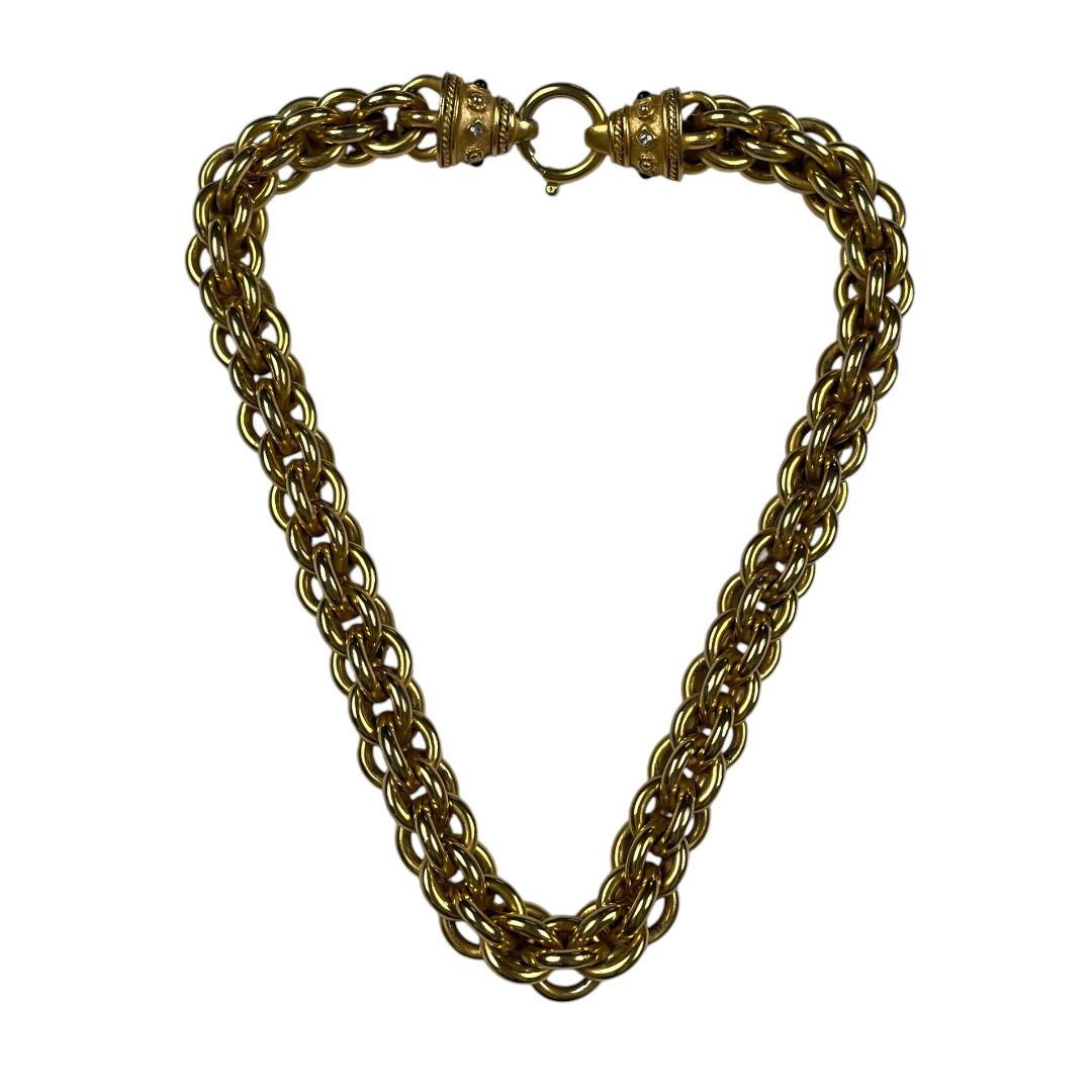 Collar  SIN MARCA  Dorado Talle Unico