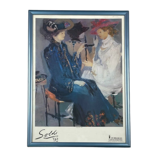 SOLDI  Arte con Vidrio  Estilo Retrato  Obra 61cm X 44cm Marco 65cm X49cm