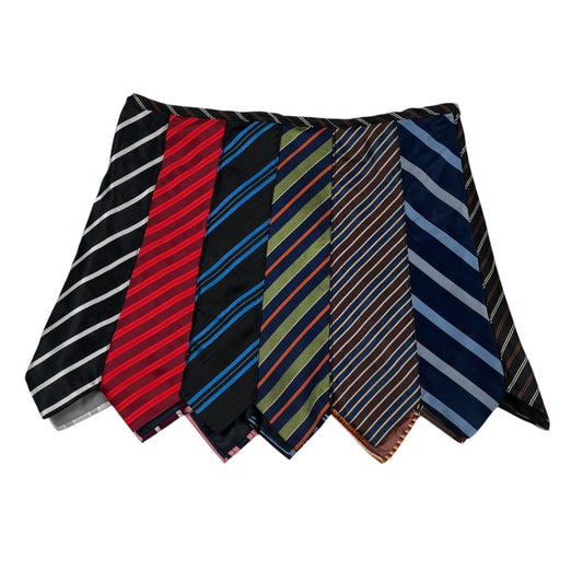 ROPA Y ARTE  Pollera Larga Pollera Corbatas Mini  Varios Rayado  Talle M