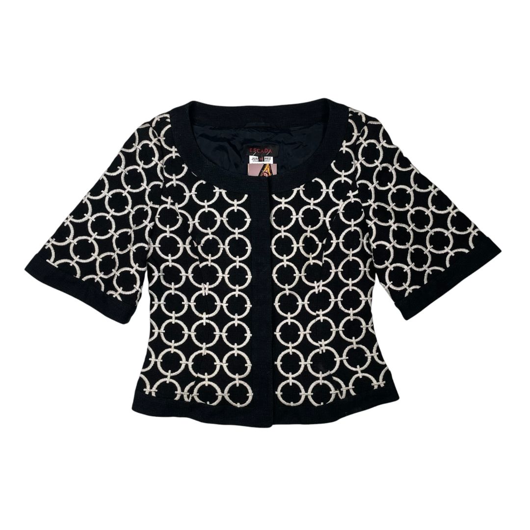 ESCADA  Saco  Varios Blanco Y Negro  Talle 36