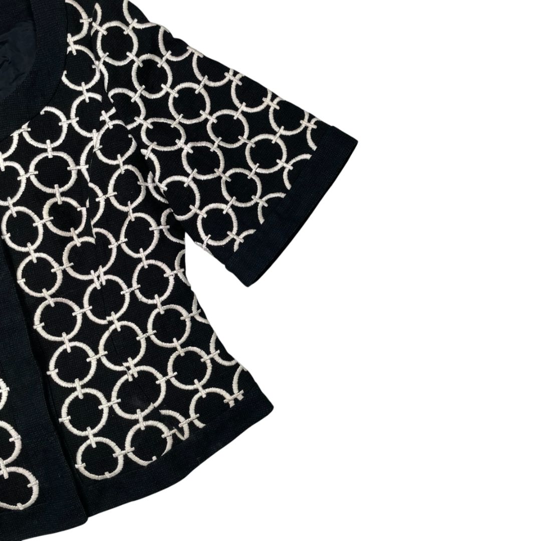 ESCADA  Saco  Varios Blanco Y Negro  Talle 36