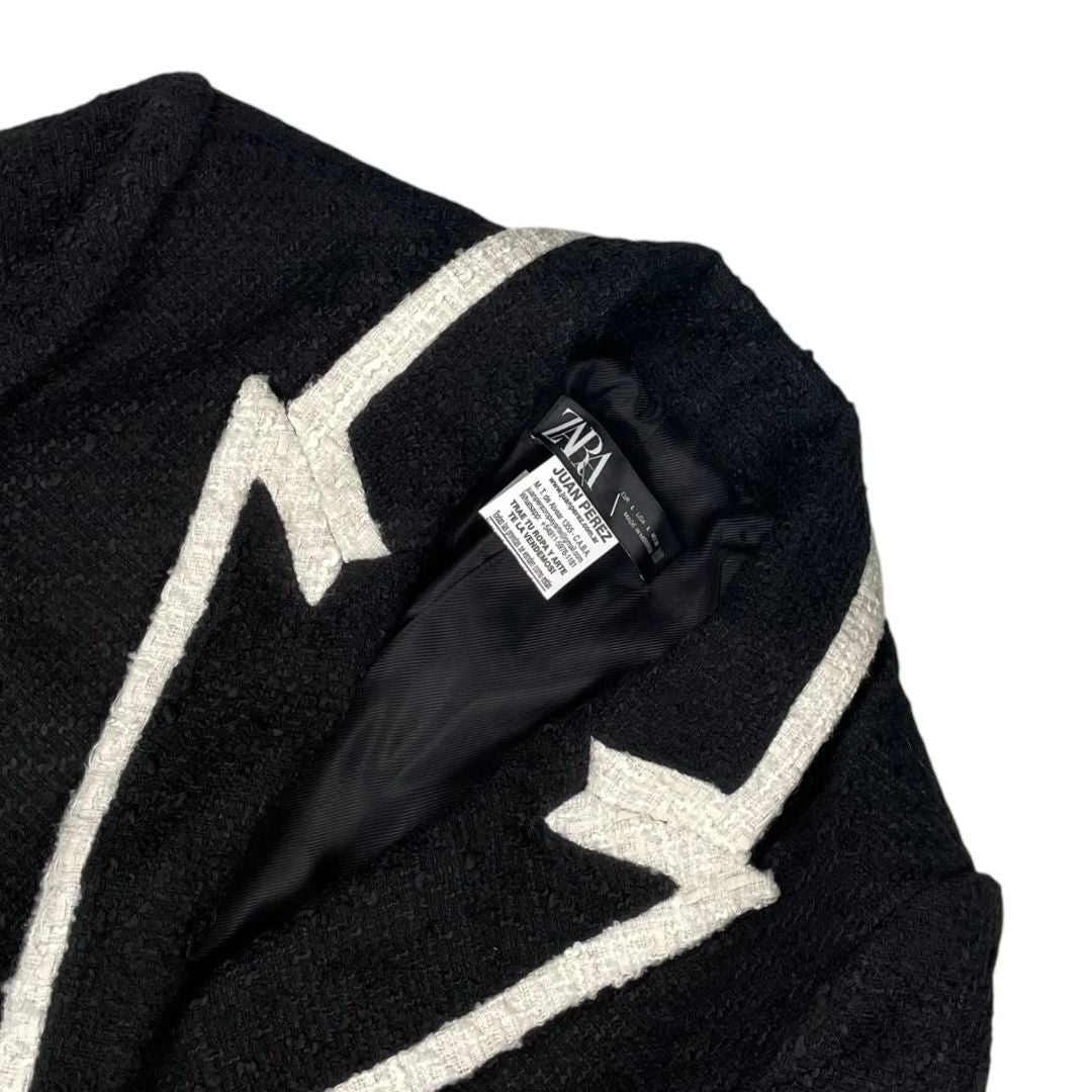 Saco  ZARA  Negro Talle L