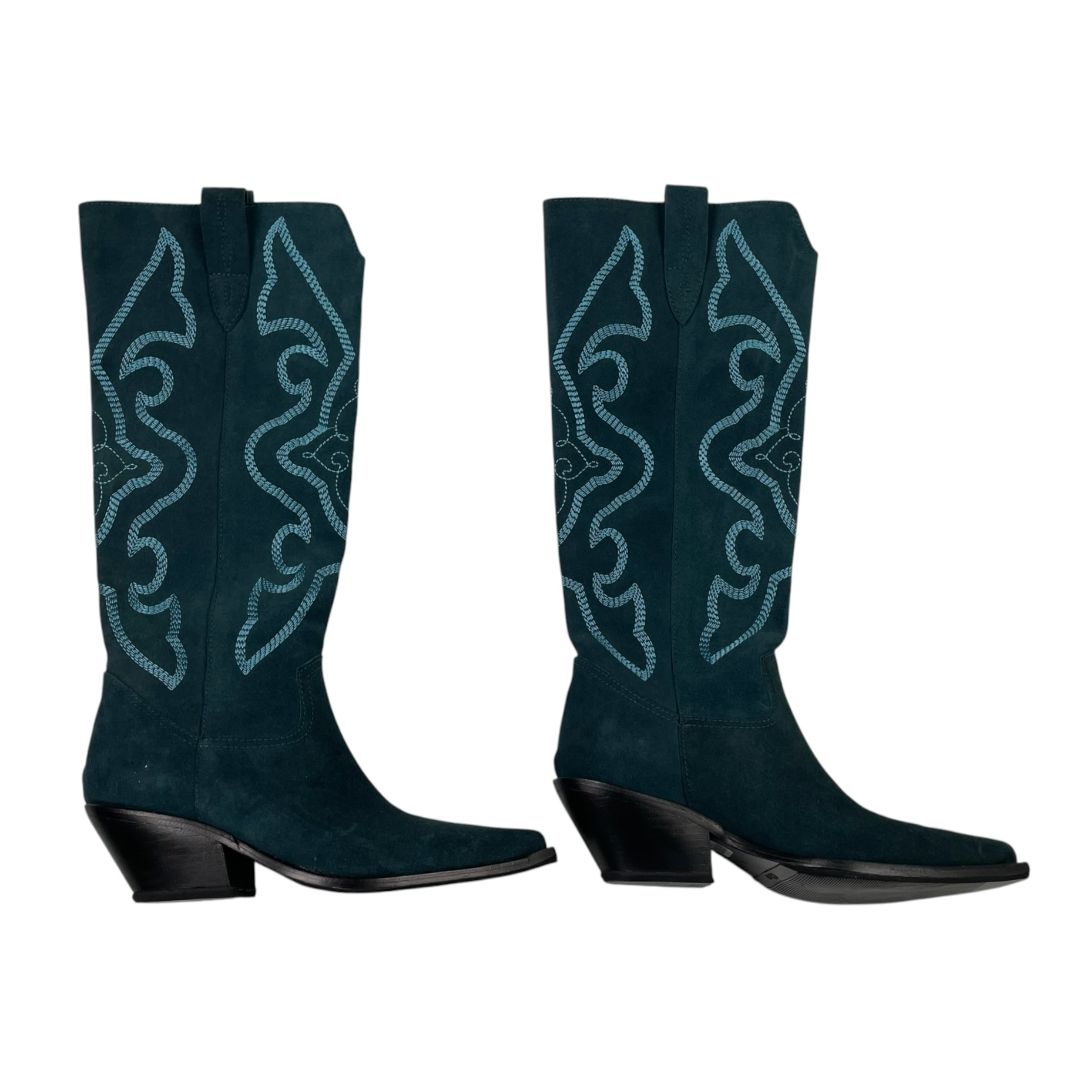 SARKANY  Bota Cowboy  Petroleo  Talle 37