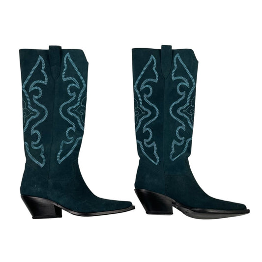 SARKANY  Bota Cowboy  Petroleo  Talle 37