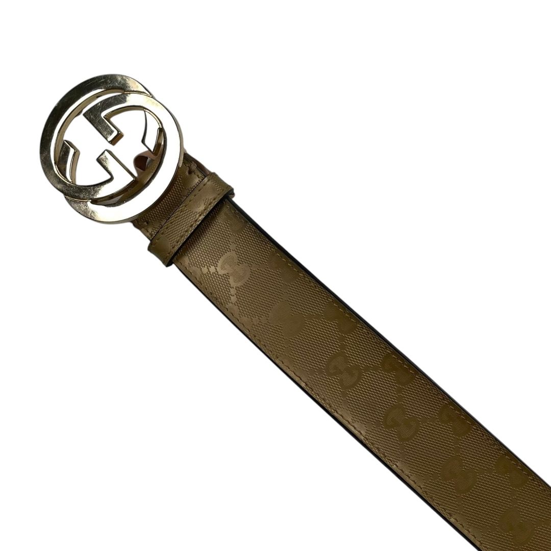 GUCCI  Cinturon Otro  Dorado  Medida 105cm