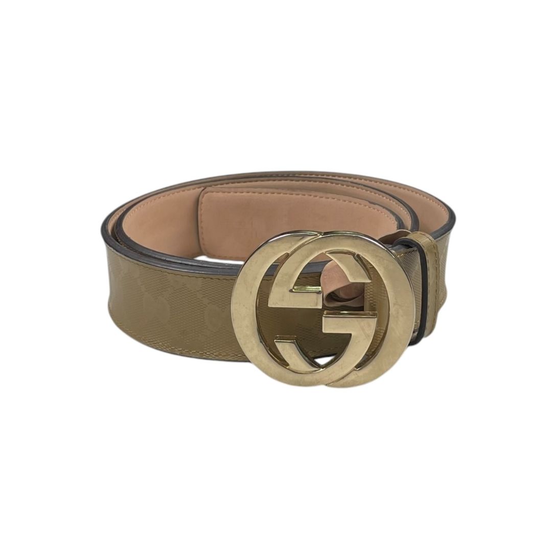 GUCCI  Cinturon Otro  Dorado  Medida 105cm