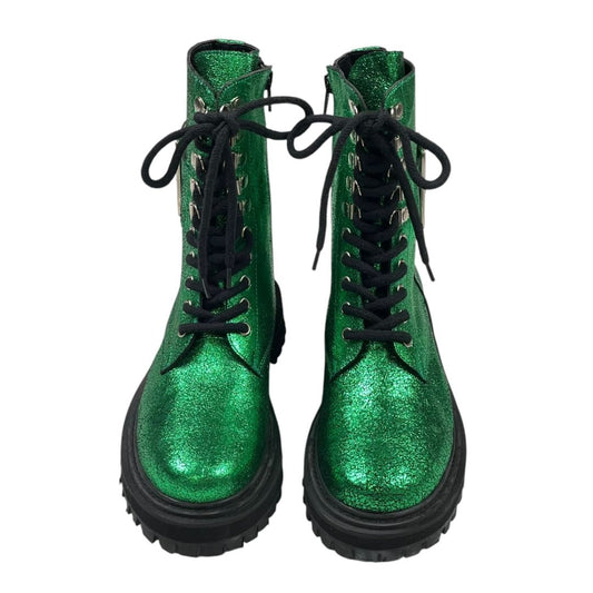 SARKANY Borcegos Verde Talle 38