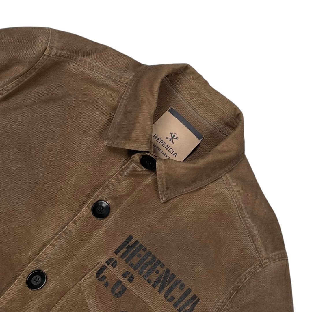 HERENCIA ARGENTINA Camisaco Marron Talle S