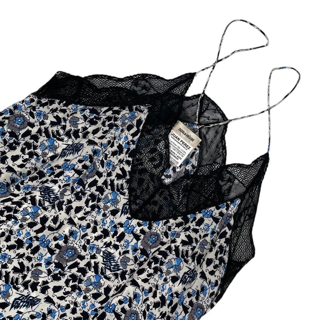 ZADIG & VOLTAIRE Vestido Sin Manga Varios Floral Talle S