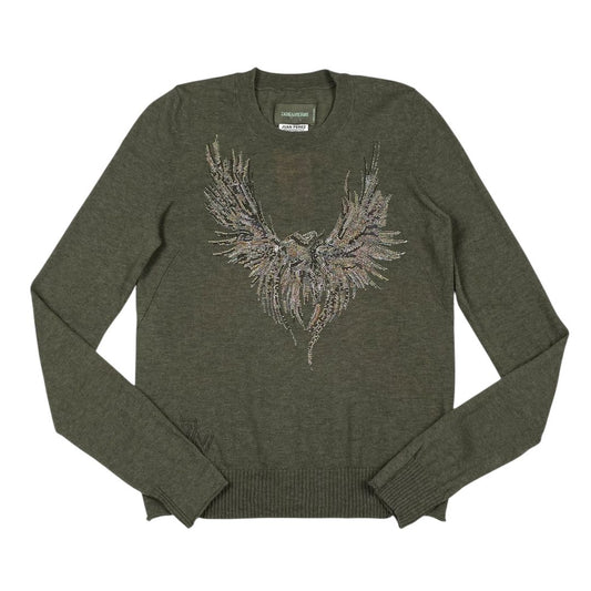 ZADIG & VOLTAIRE Sweater Verde Talle M